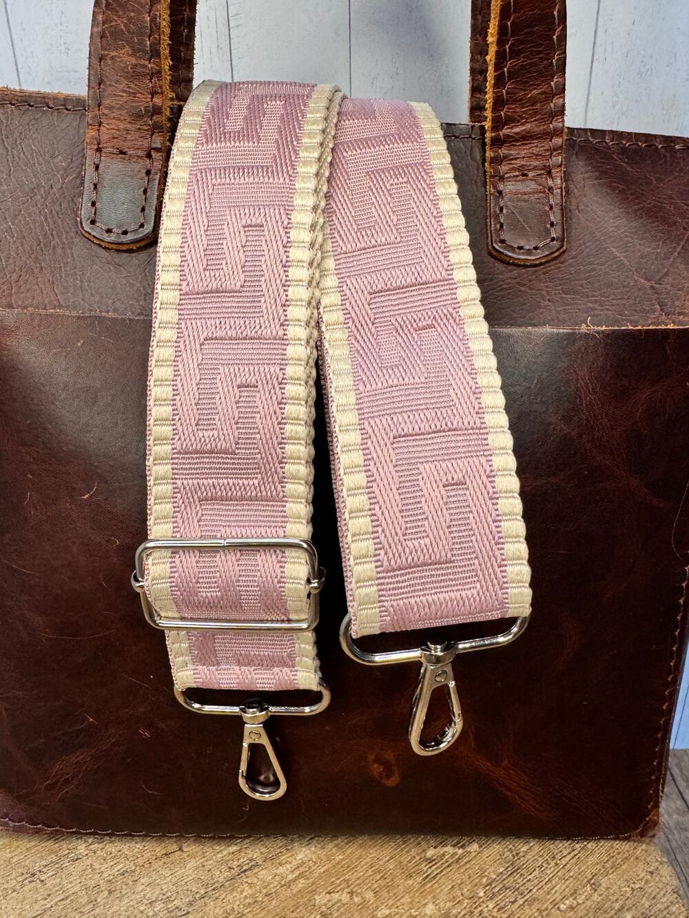 Woven Lavender Purse Strap Wide Striped Bag Strap Boho Crossbody Purse Strap